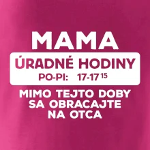 Mama úradné hodiny Mama úradné hodiny