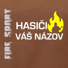 Hasiči - Váš názov - FLUO + Reflexná potlač