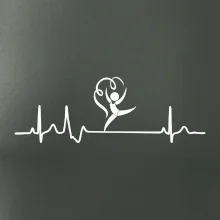 EKG moderná gymnastika stuha