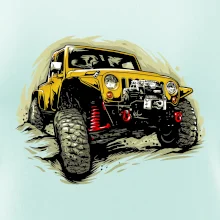 Žltý offroad s navijakom