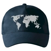 Mapa sveta odtlačok