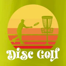 Disc golf postava vintage Disc golf postava vintage