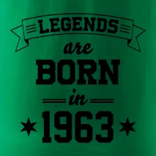 Legends are born in 1963