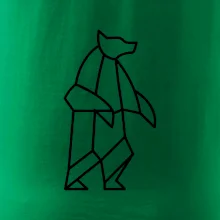 Geometria ľadový medveď stojaci