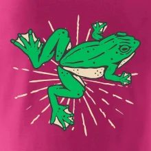 Žaba zelená kreslená