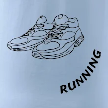 Running nápis šikmo