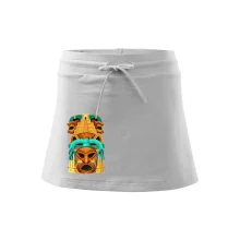 Mayová maska s pyramídou Mayová maska s pyramídou