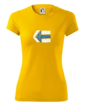 Párová turistická značka modrá