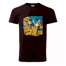 Petanque hra - modro oranžová