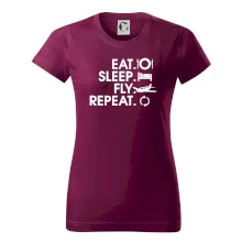 Eat sleep fly repeat