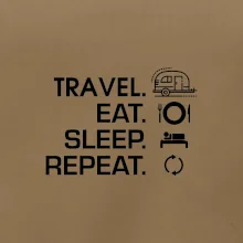 Eat sleep travel - Malý príves