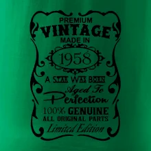 Vintage Etiketa - 1958