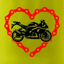 Moto srdce reťaz - cestná