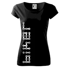 Biker nápis na výšku reťaz