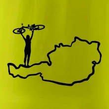 Cyklistka - Mapa Rakúska