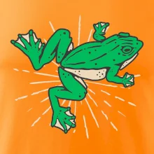 Žaba zelená kreslená