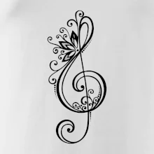 Husľový kľúč kvety