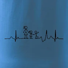 Ekg mamička a dievča + chlapec