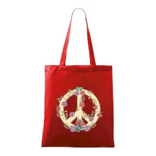 Peace symbol pieskový