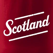 Scotland Vintage nápis Scotland Vintage nápis