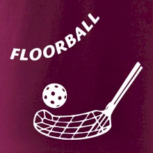 Floorball nápis šikmo