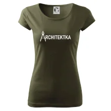 Architektka nápis