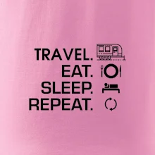 Eat sleep travel - Veľký príves