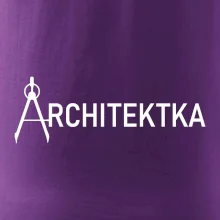 Architektka nápis