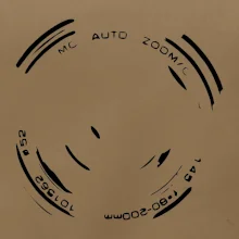 Foto objektív obrys