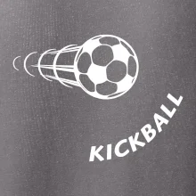 Kickball nápis šikmo