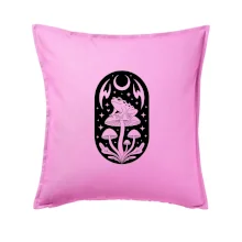 Goblincore čiernobiela oválna žaba