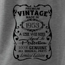 Vintage Etiketa - 1953