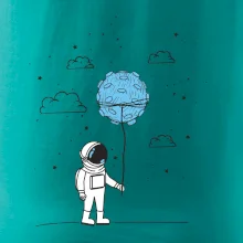 Astronaut s balónikom