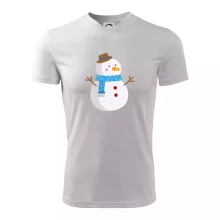 Snehuliak so šálom Snehuliak so šálom