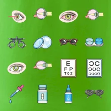 Očný lekár ikony