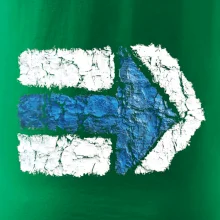 Párová turistická značka modrá