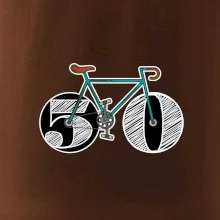 Narodeniny 50 rokov na bicykli