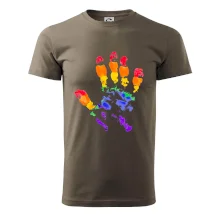 LGBT hand print