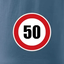 Dopravná značka - obmedzenie rýchlosti 50 Dopravná značka - obmedzenie rýchlosti 50