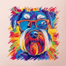 Bradáč farebný štýl 70s