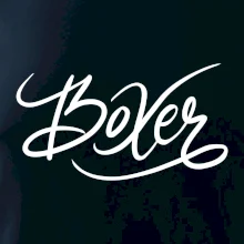 Boxer - nápis okrasný