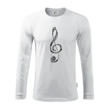 Husľový kľúč kreslený Husľový kľúč kreslený