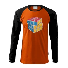 Rubikova kocka kreslená