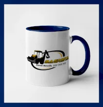 Bagrista v kruhu - vlastný nápis