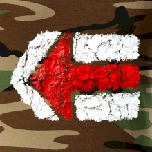 Párová turistická značka  červená Párová turistická značka  červená