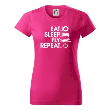 Eat sleep fly repeat
