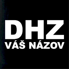 DHZ nápis (názov zboru - vlastný nápis)