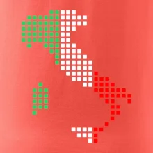 Taliansko obrys vlajka Taliansko obrys vlajka