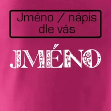 Folklór - meno - nápis