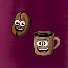 Parové tričko - Hrnček a káva